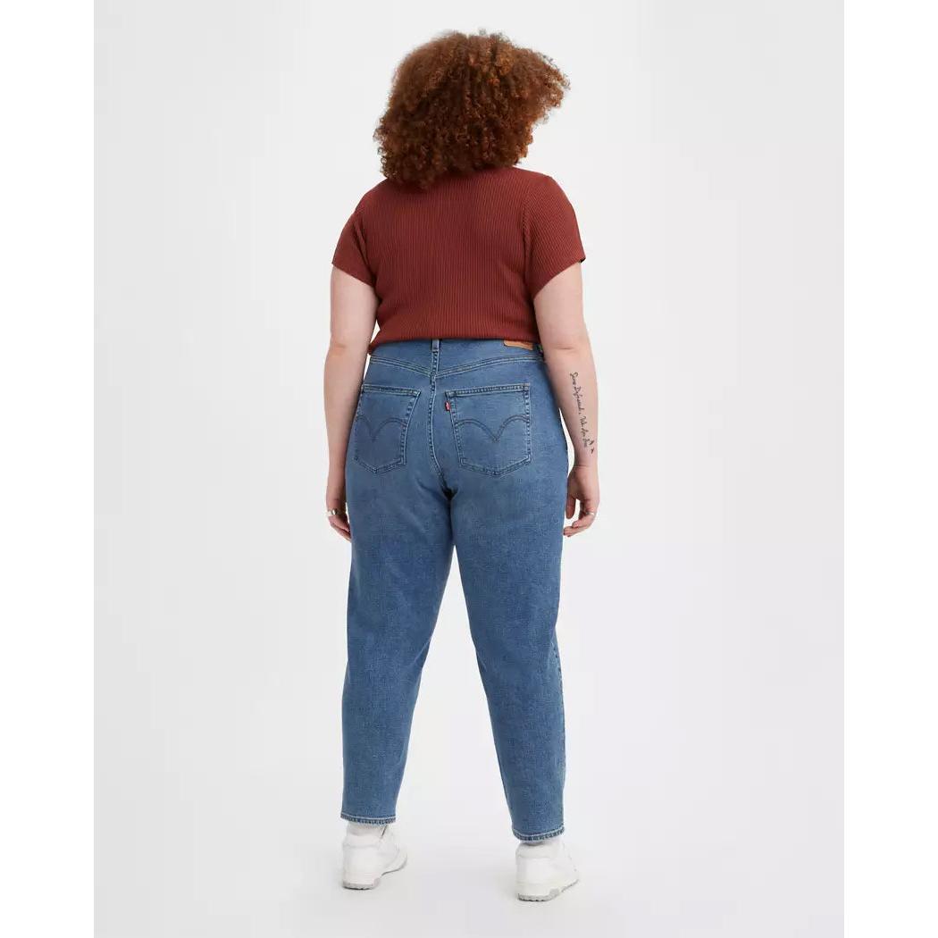 Jean Mom Taille Haute Levi's Bleu