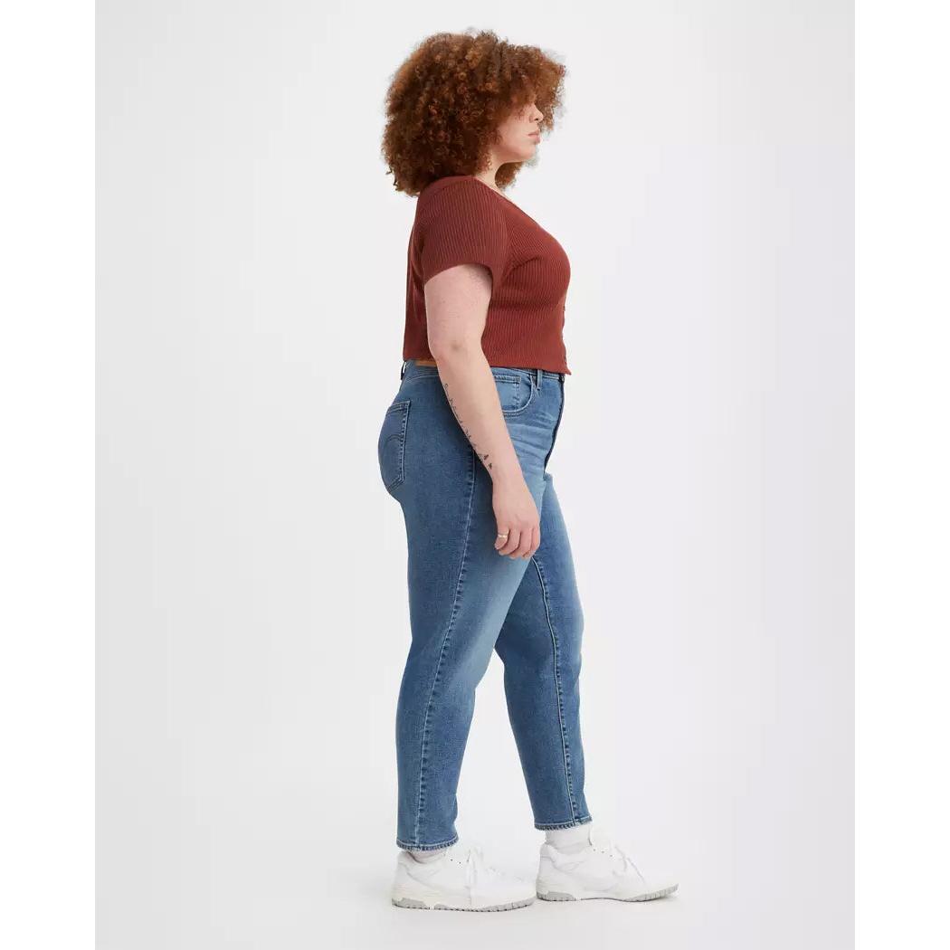 Jean Mom Taille Haute Levi's Bleu