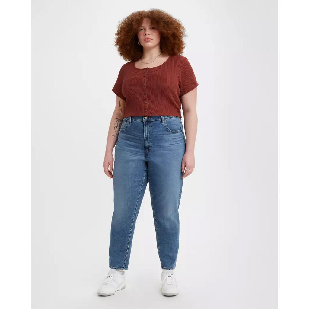 Jean Mom Taille Haute Levi's Bleu