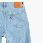 Levi’S Premium 501 Original Cropped Blue Pattern 36200 0244