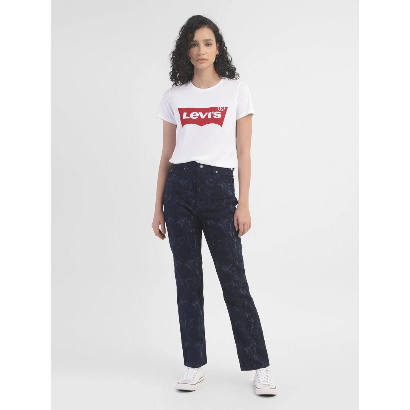 Jean Loose Taille Haute Levi's Bleu
