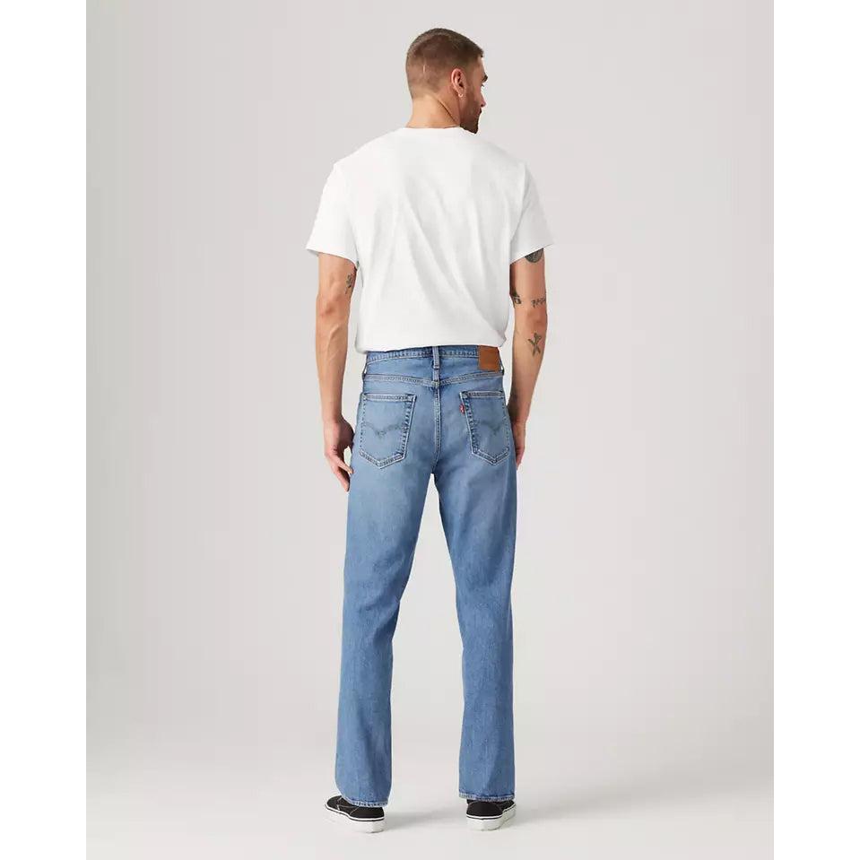 Jean Tapered Taille Mi-Haute Levi's 502 Hi-Ball Bleu
