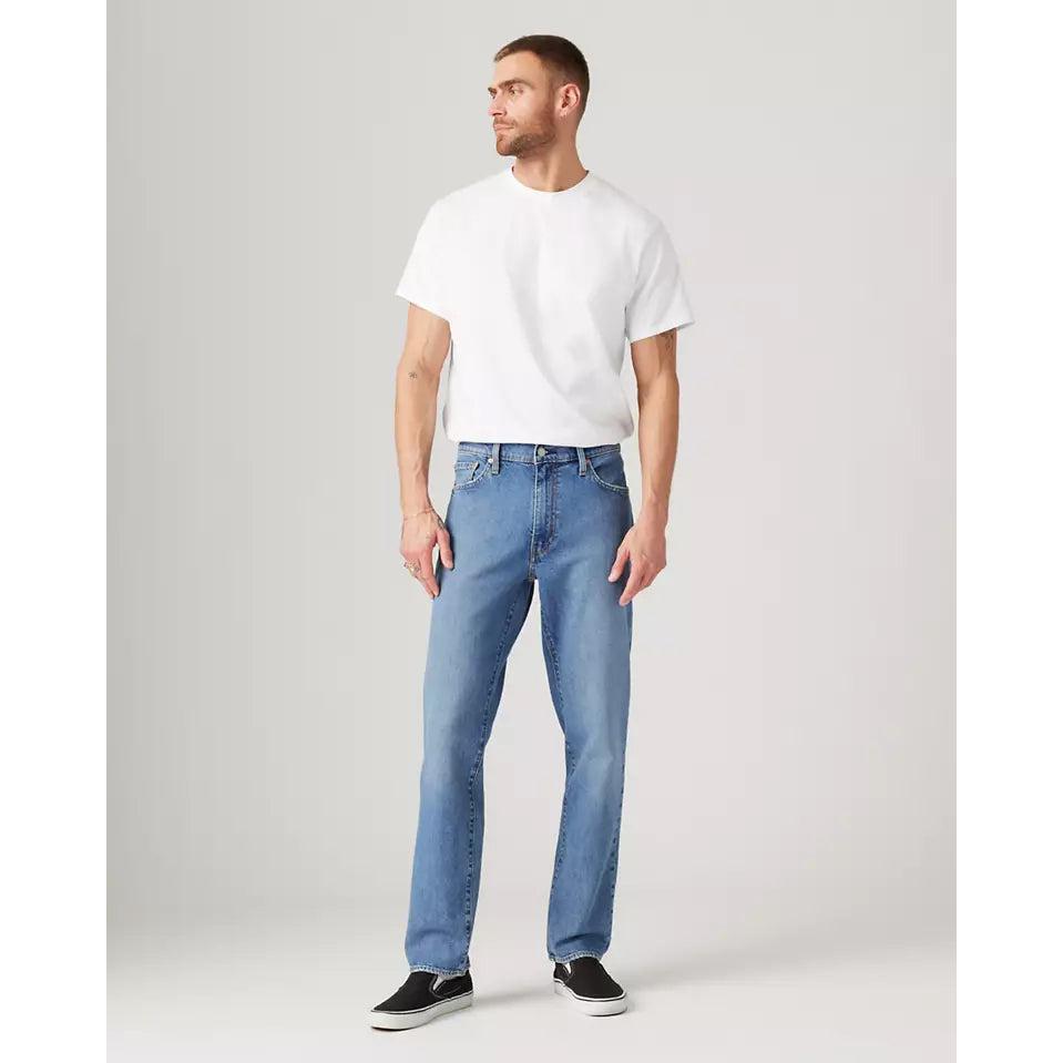 Jean Tapered Taille Mi-Haute Levi's 502 Hi-Ball Bleu