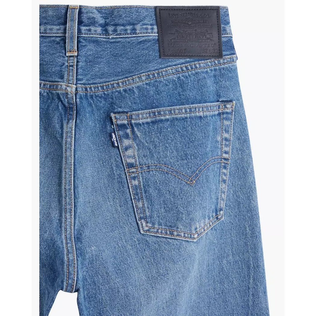 Jean Droit Taille Mi-Haute Levi's 501 1980 Bleu