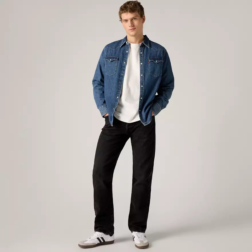 Levi'S 501 Jeans Coupe Originale Noir 0165