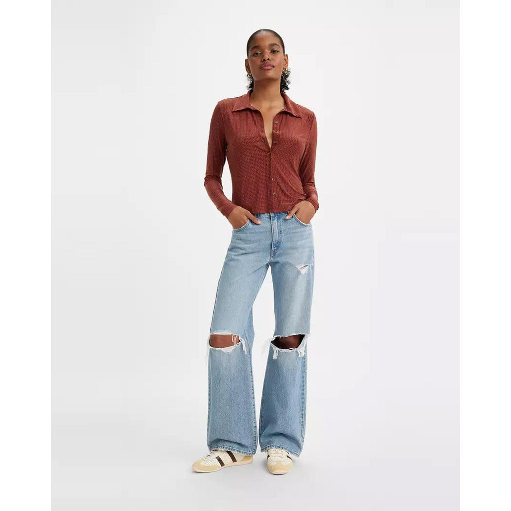 Jean Baggy Bootcut Taille Haute Levi's Bleu