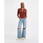 Jean Baggy Bootcut Taille Haute Levi's Bleu