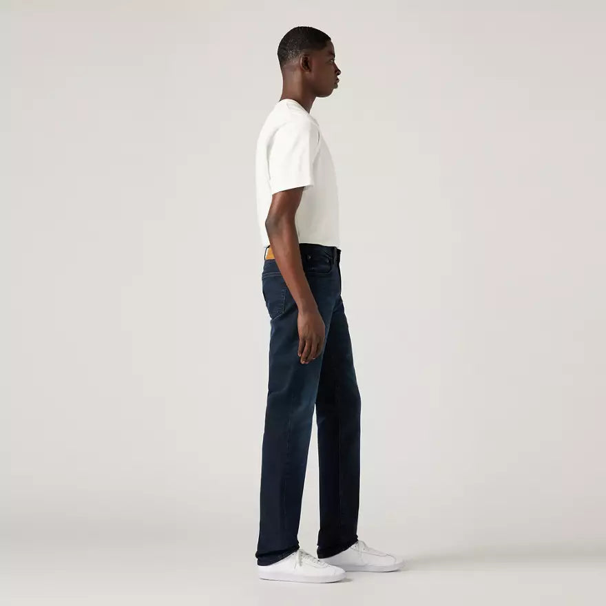 Jean 511™ Bleu Noir Uni Avec Une Coupe Slim Et Fermeture Zip Et Bouton
