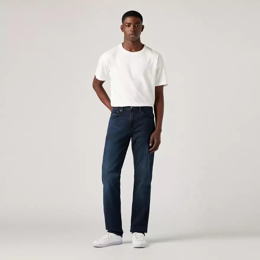 Jean 511™ Bleu Noir Uni Avec Une Coupe Slim Et Fermeture Zip Et Bouton
