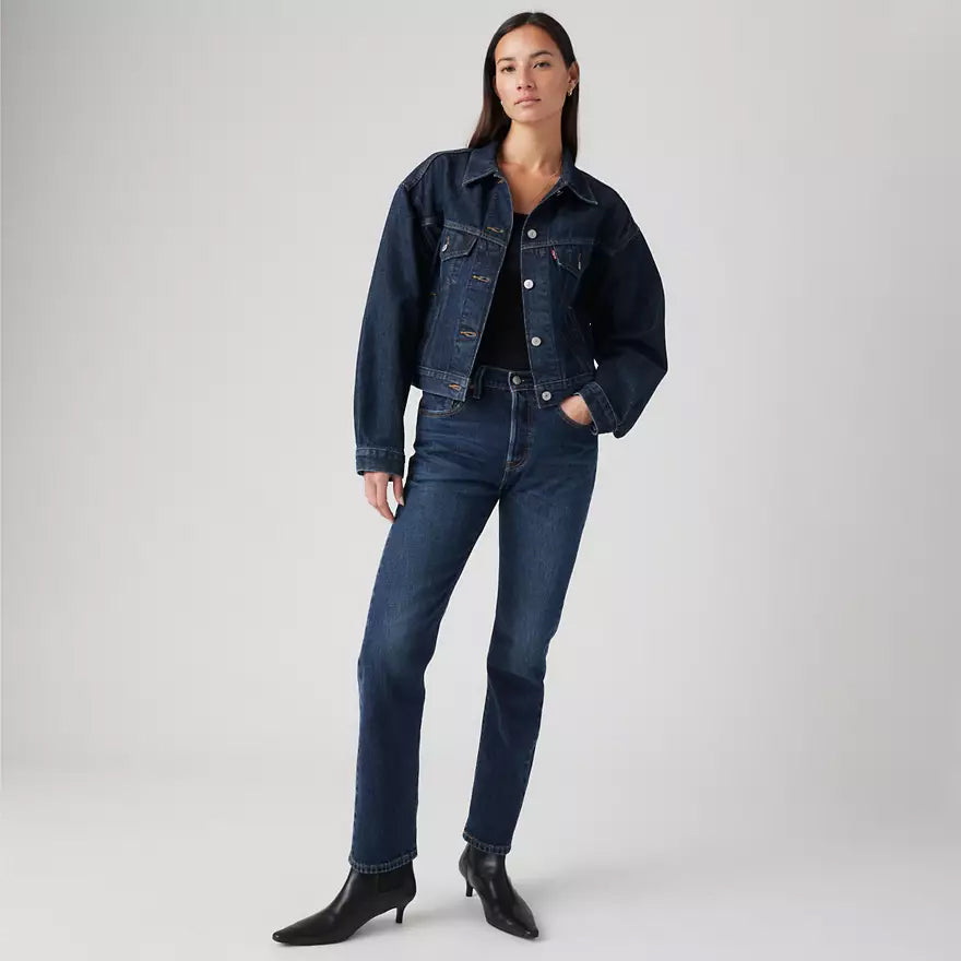 Jean Droit Taille Mi-Haute Levi's 501 Bleu