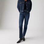 Jean Droit Taille Mi-Haute Levi's 501 Bleu