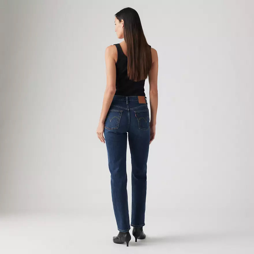 Jean Droit Taille Mi-Haute Levi's 501 Bleu