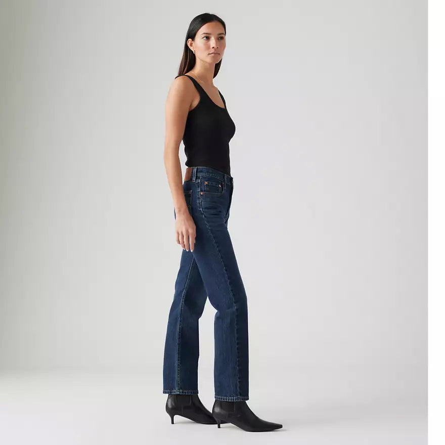 Jean Droit Taille Mi-Haute Levi's 501 Bleu