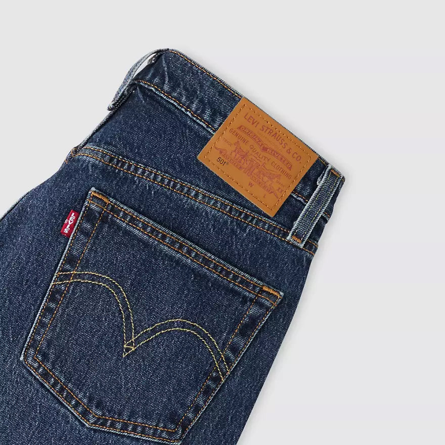 Jean Droit Taille Mi-Haute Levi's 501 Bleu