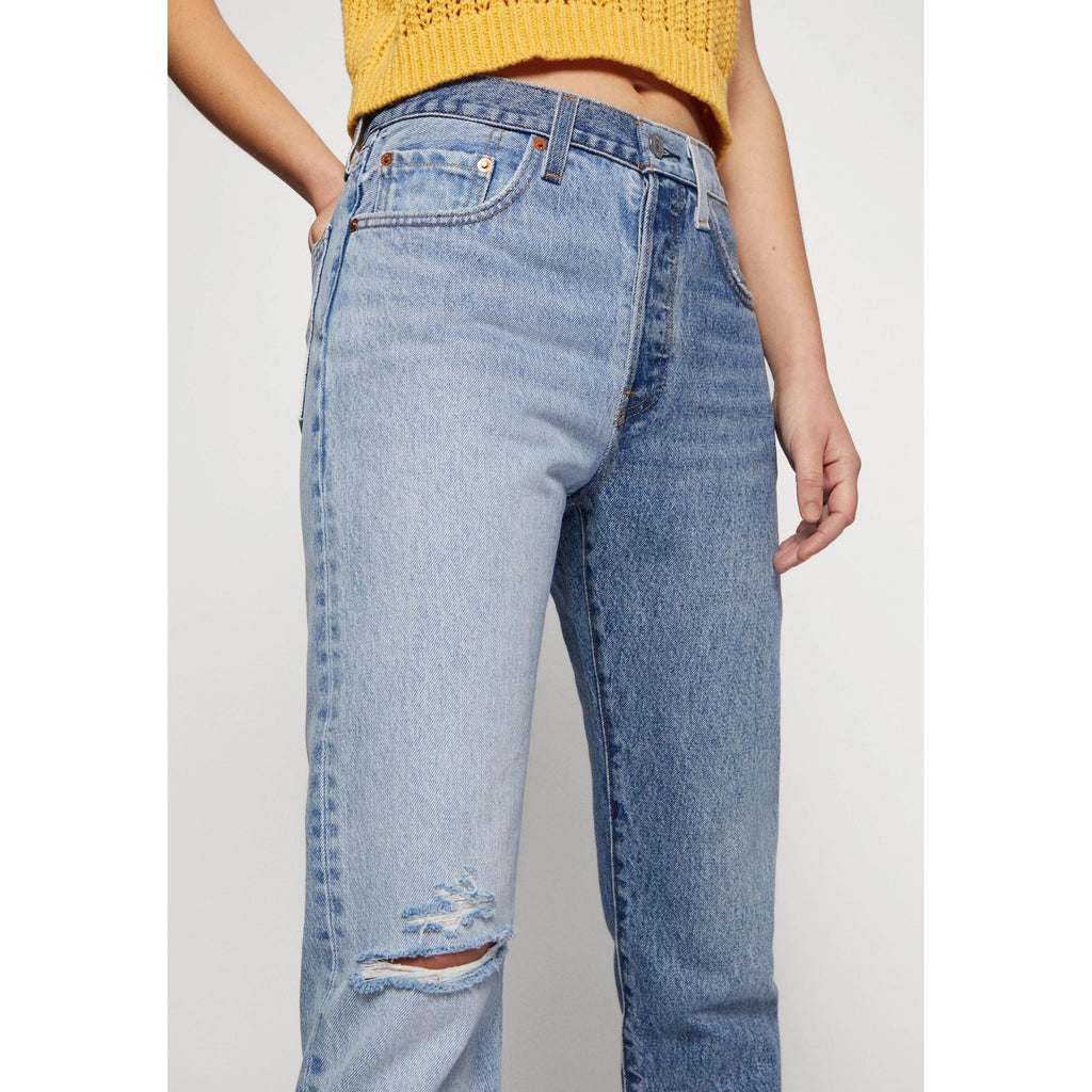 Jean Droit Taille Mi-Haute Levi's 501 Bleu