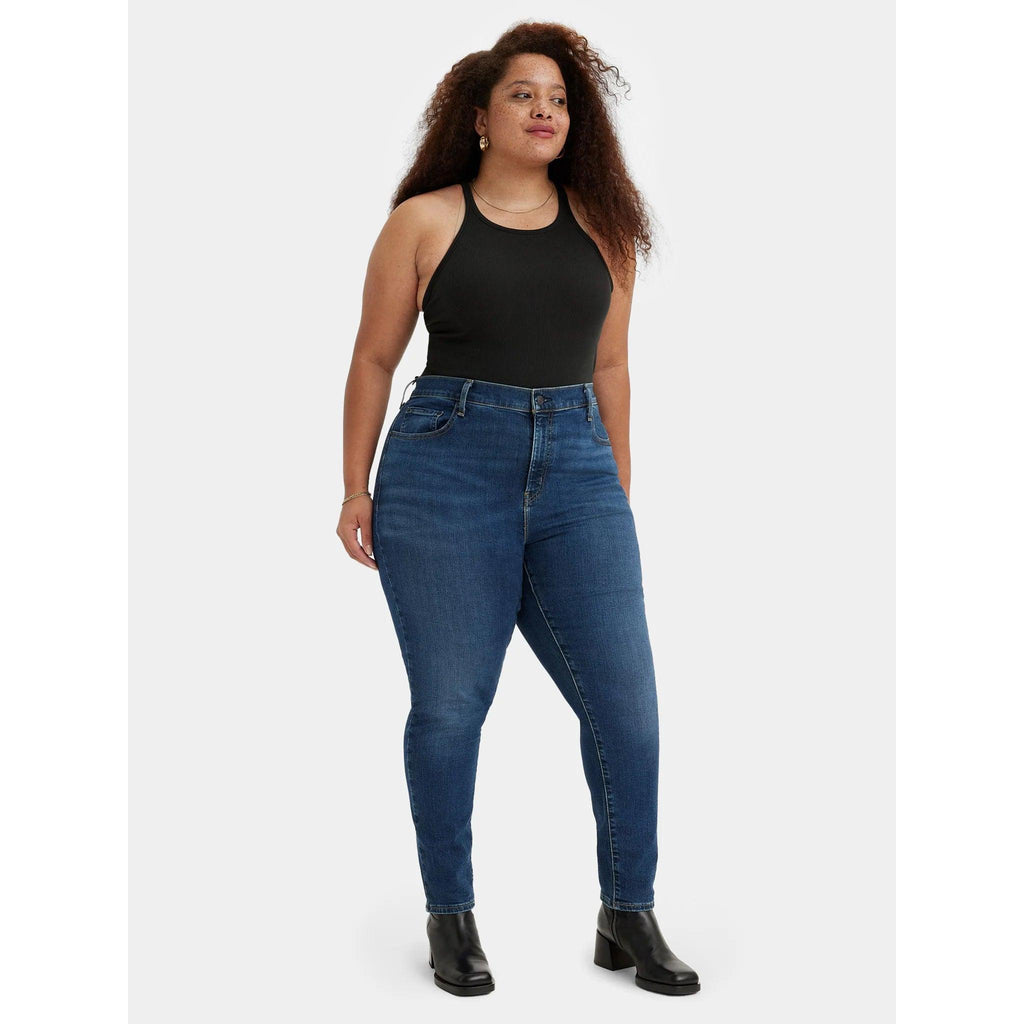 Jean Skinny Taille Haute Levi's 721 Bleu