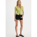 Levi's 501 High-Waisted Black Denim Shorts