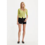 Levi's 501 High-Waisted Black Denim Shorts