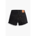 Levi's 501 High-Waisted Black Denim Shorts