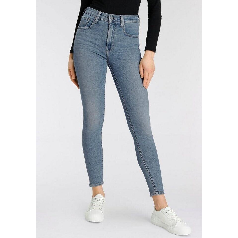 Jean Skinny Taille Haute Levi's 721 Bleu Clair