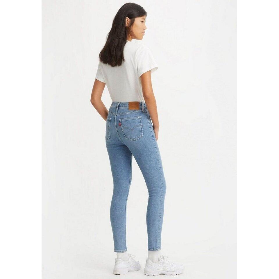 Jean Skinny Taille Haute Levi's 721 Bleu Clair