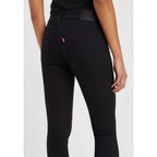 Jean Skinny Taille Mi-Haute Levi's 711 Double Button Noir