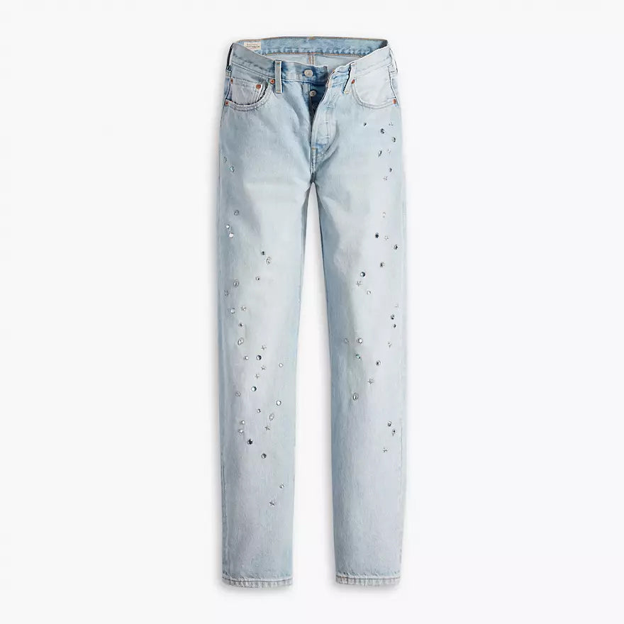Jean Droit Taille Mi-Haute Levi's 501 Bleu