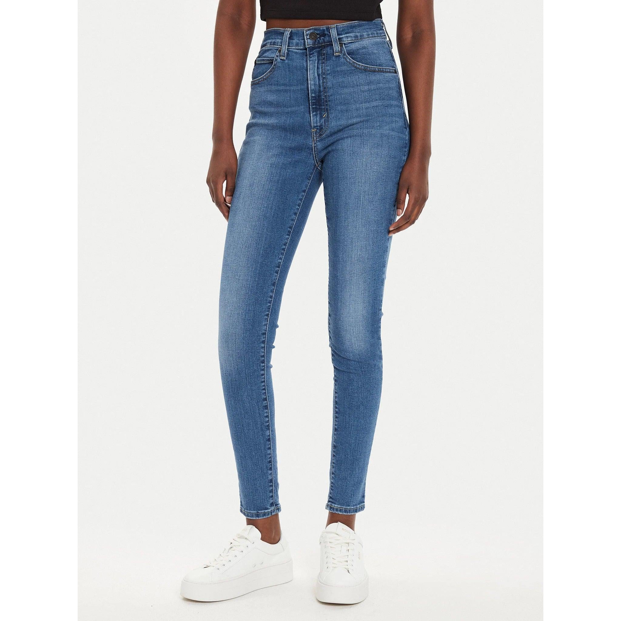 Jean Skinny Taille Haute Levi's Retro High Bleu