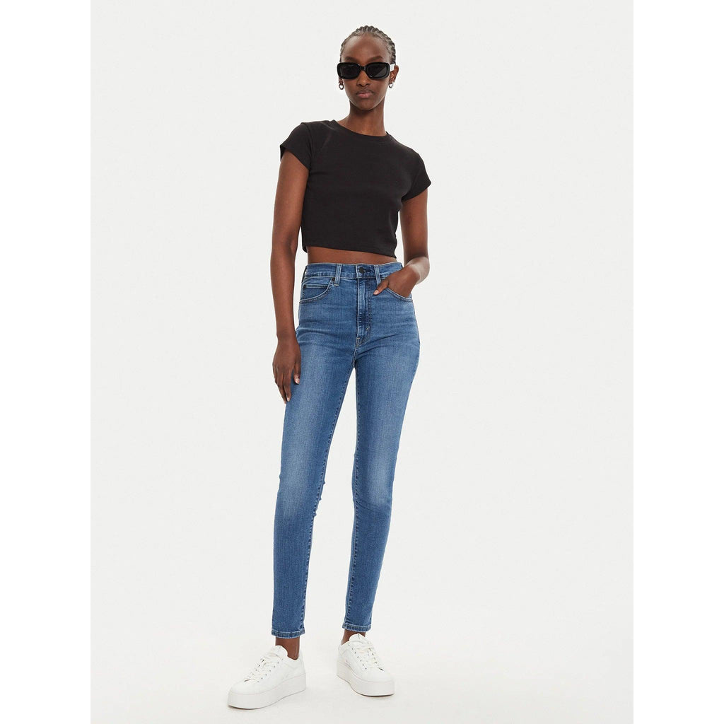 Jean Skinny Taille Haute Levi's Retro High Bleu