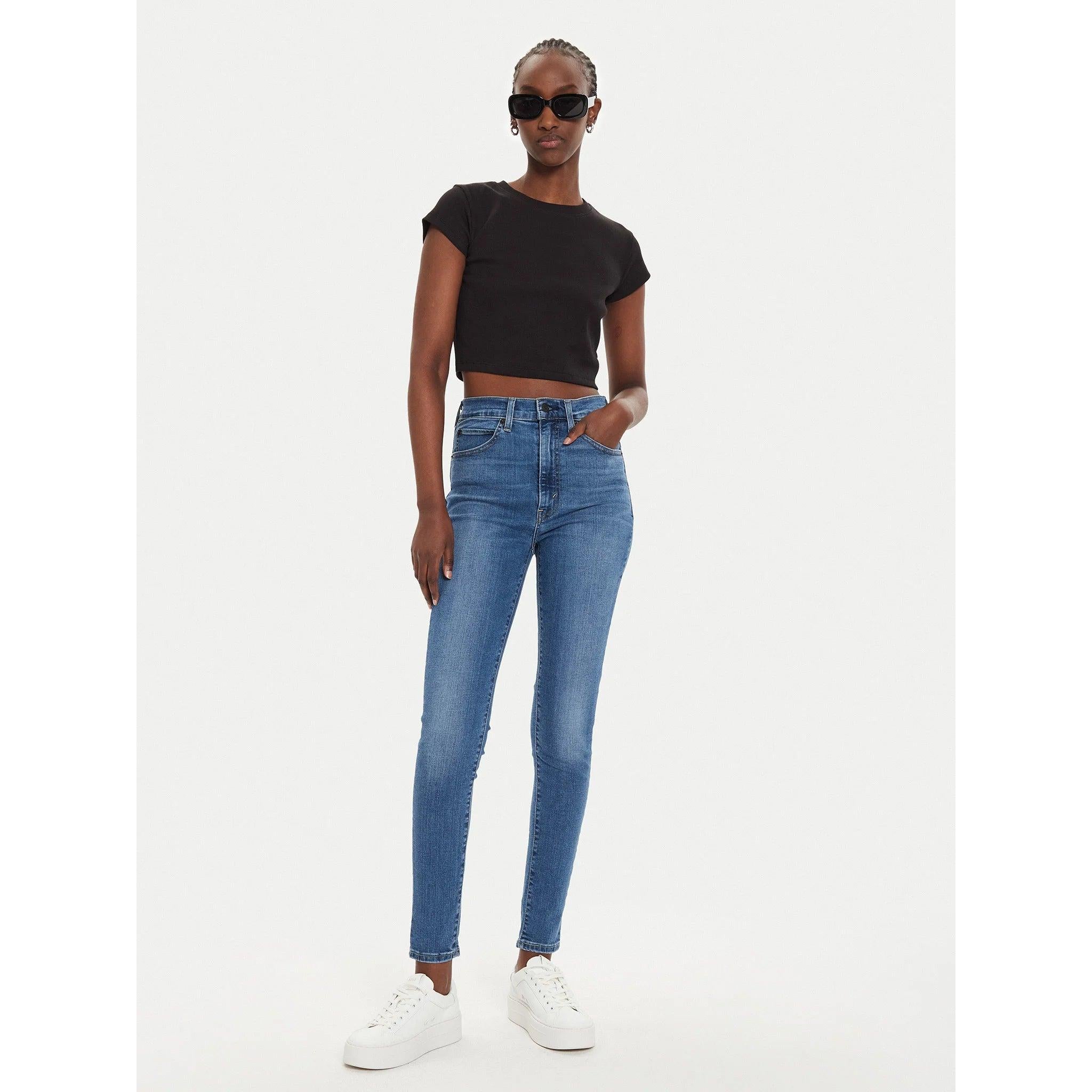 Jean Skinny Taille Haute Levi's Retro High Bleu