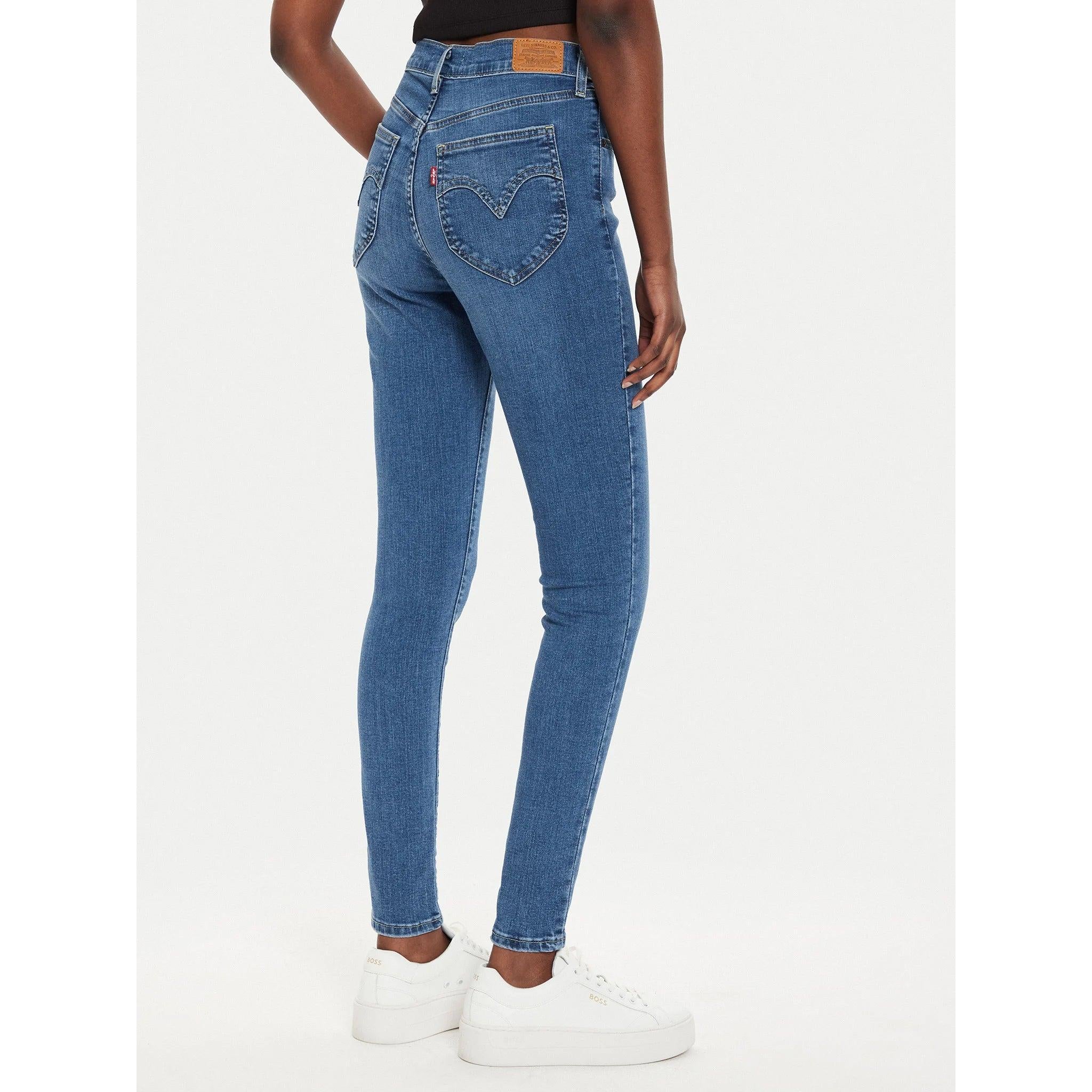 Jean Skinny Taille Haute Levi's Retro High Bleu