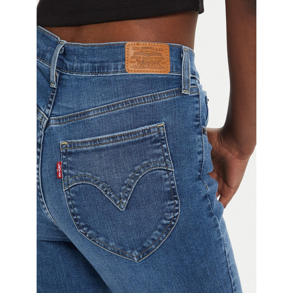 Jean Skinny Taille Haute Levi's Retro High Bleu