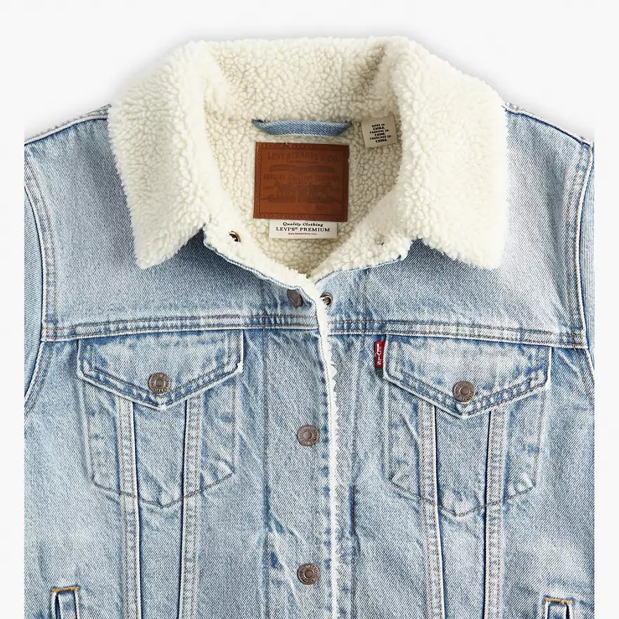 Veste En Jean Levi's Sherpa Trucker