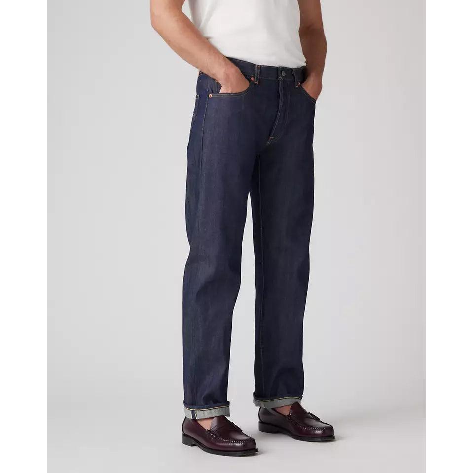 Jean Droit Taille Mi-Haute Levi's 501 1966 Bleu