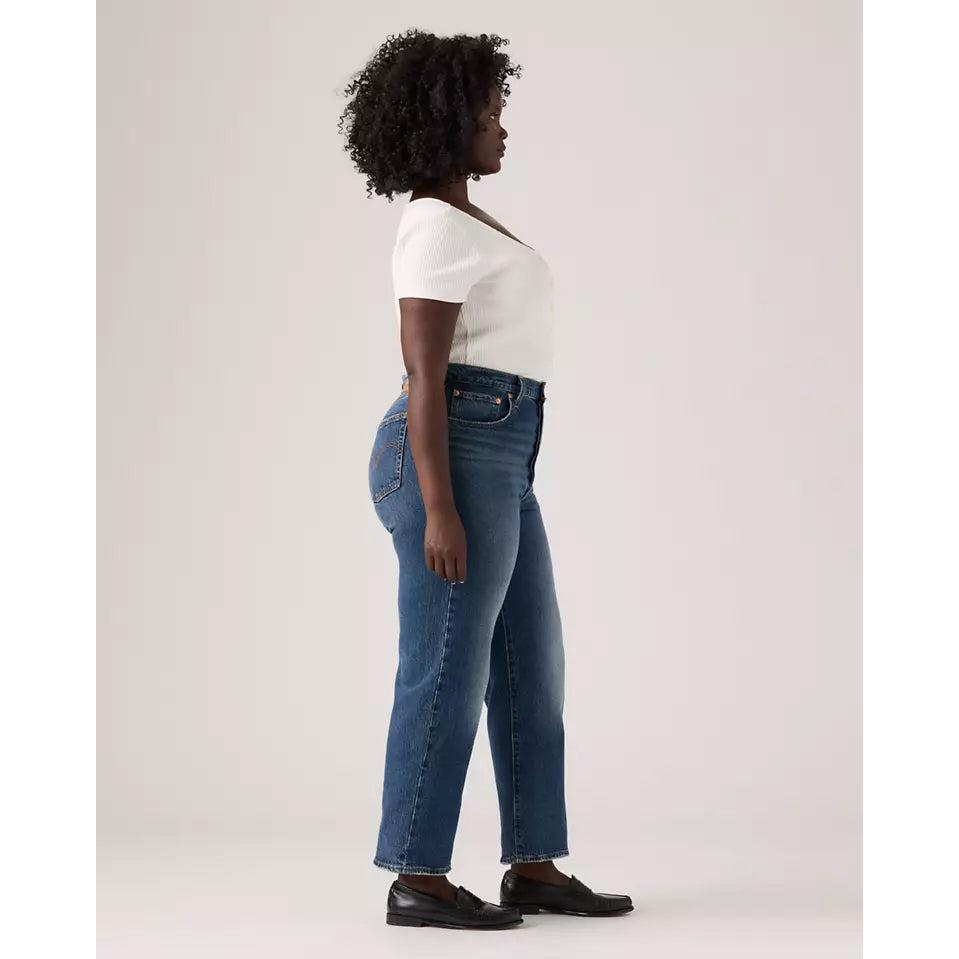 Jean Droit Taille Très Haute Levi's Ribcage Blanc