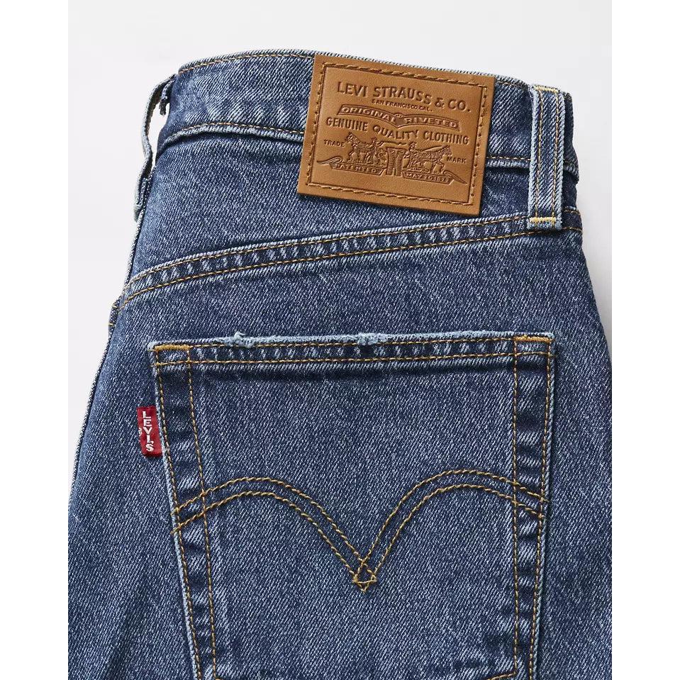 Jean Droit Taille Très Haute Levi's Ribcage Blanc