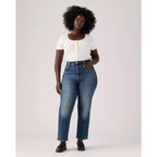 Jean Droit Taille Très Haute Levi's Ribcage Blanc