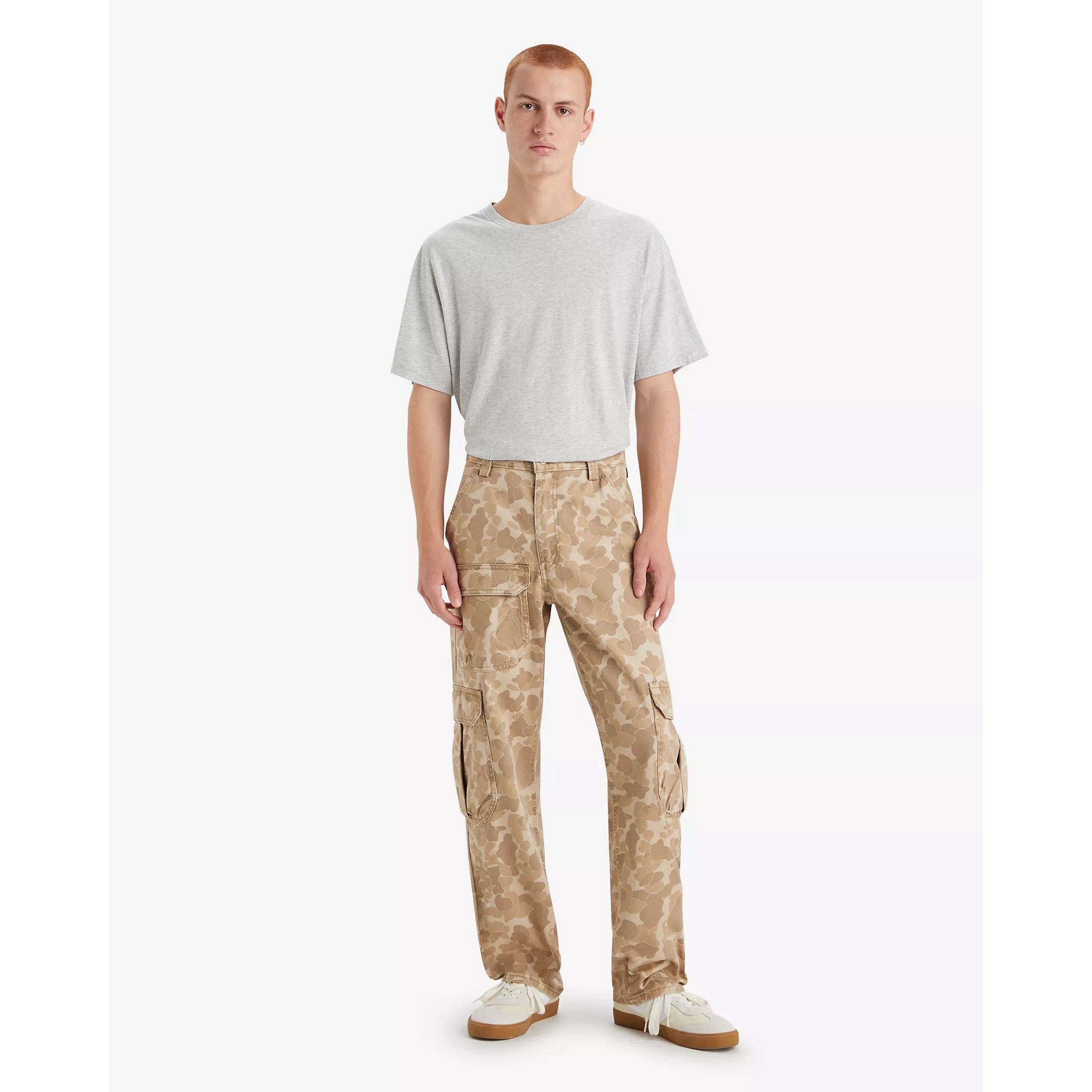 Levi's Stay Loose Beige Loose Cargo Trousers