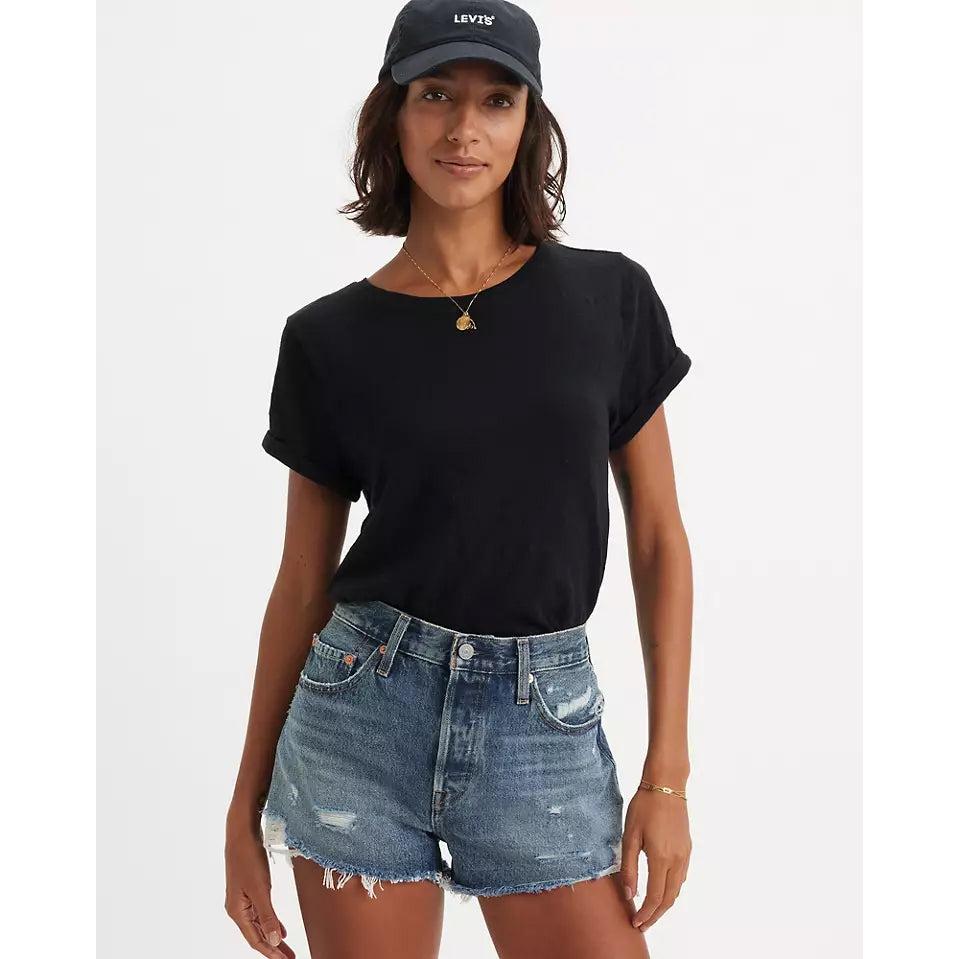 Short En Jean Taille Haute Levi's 501