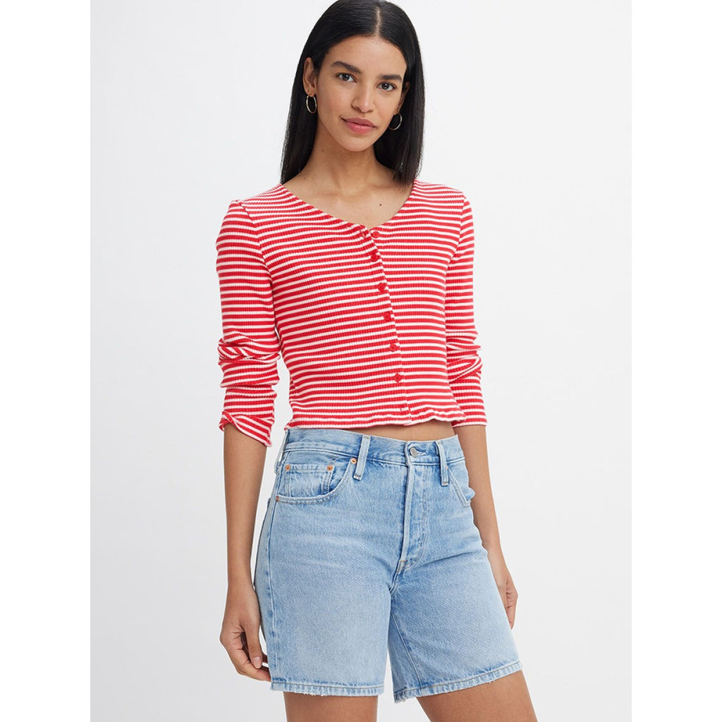 Short En Jean Taille Haute Levi's 501