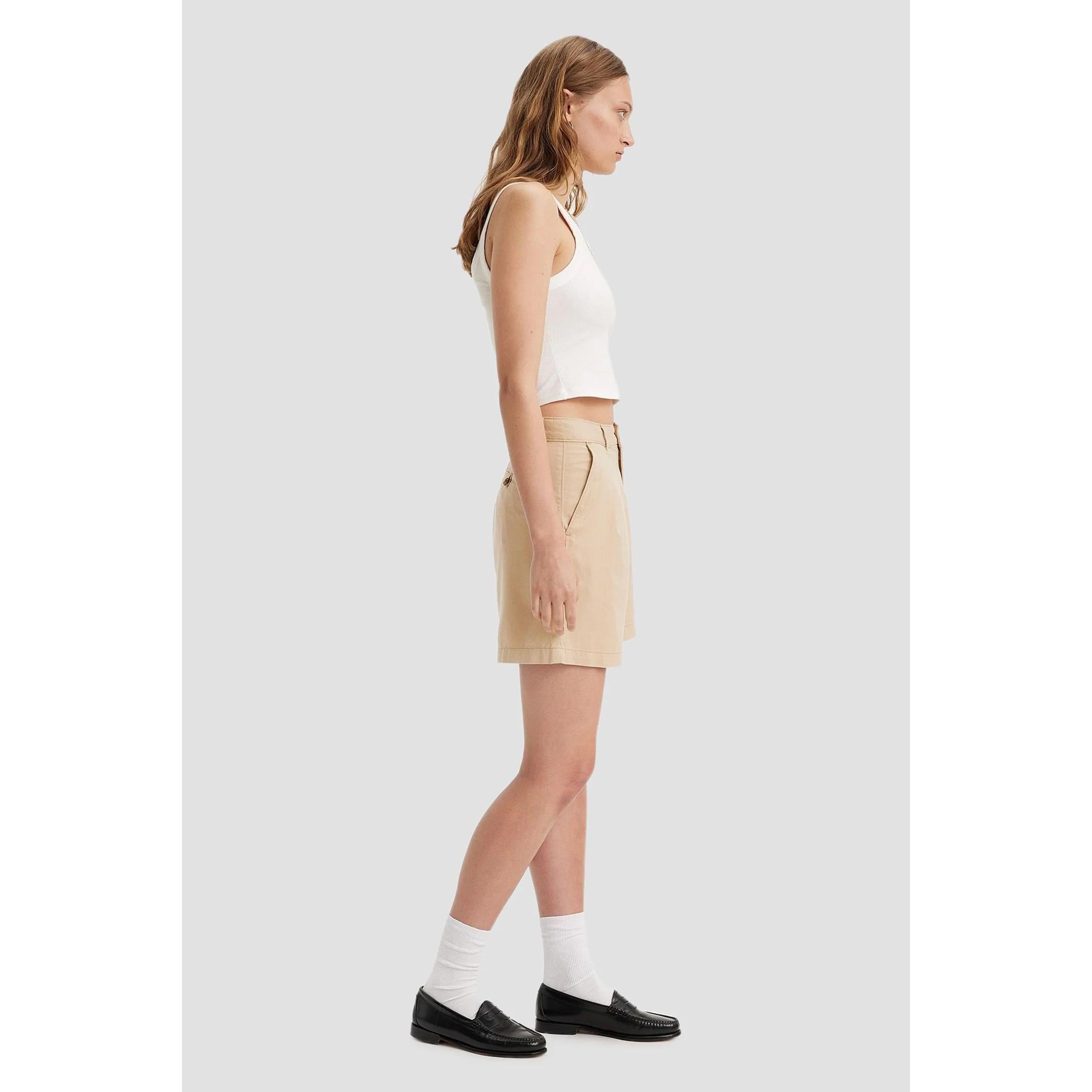 Short À Pinces Levi's Beige