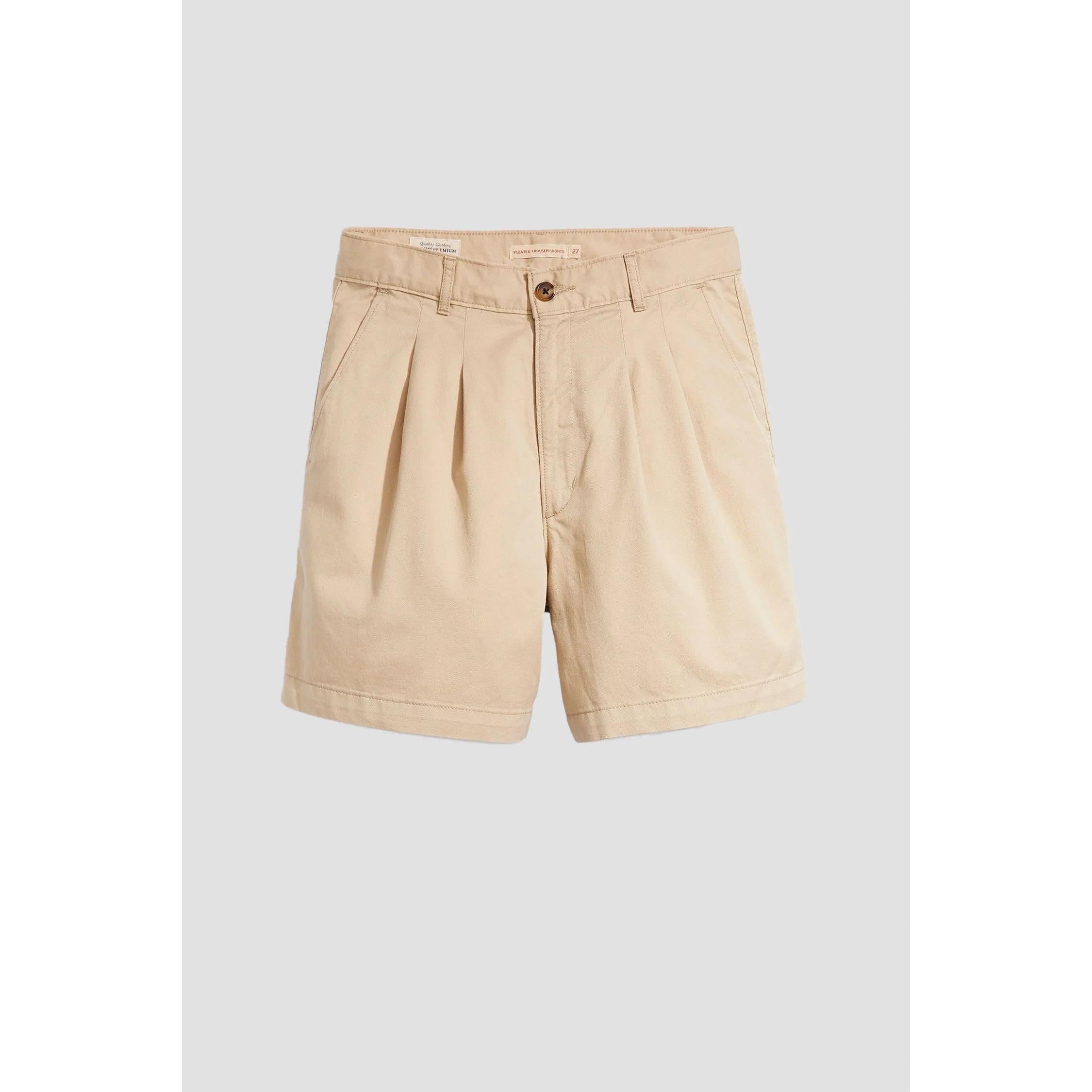 Short À Pinces Levi's Beige