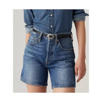Short En Jean Taille Haute Levi's 501 Bleu