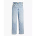 Jeans Dritti a Vita Altissima Levi's Ribcage Blu