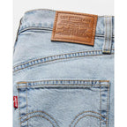 Jeans Dritti a Vita Altissima Levi's Ribcage Blu