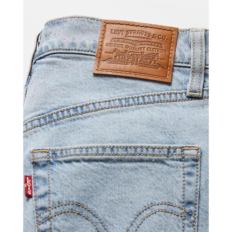 Jeans Dritti a Vita Altissima Levi's Ribcage Blu