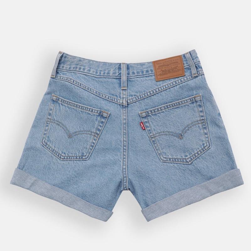 Short En Jean Taille Haute Levi's 80S Mom Bleu