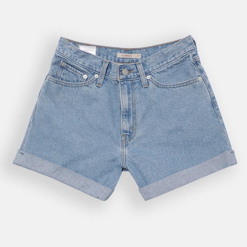 Short En Jean Taille Haute Levi's 80S Mom Bleu