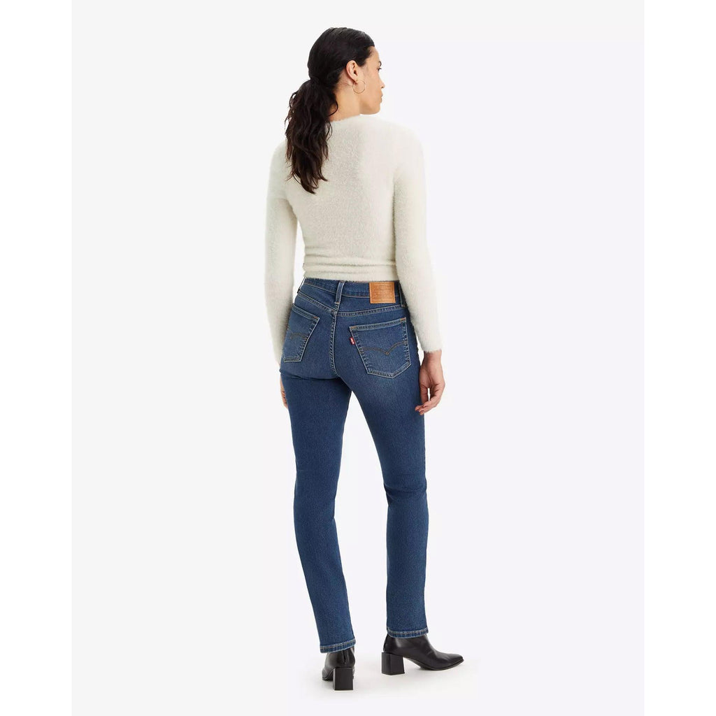 Jean Droit Taille Haute Levi's 724 Bleu
