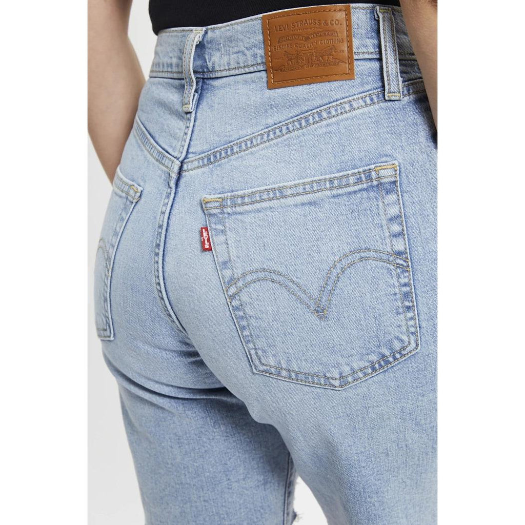 Levi's Ribcage Ultra High-Waisted Denim Shorts